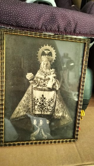 Antiguo Cuadro Virgen de Covadonga