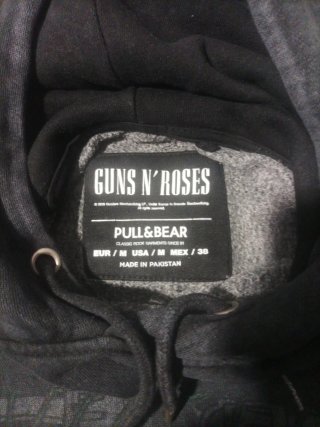 Sudadera Guns N' Roses Gris