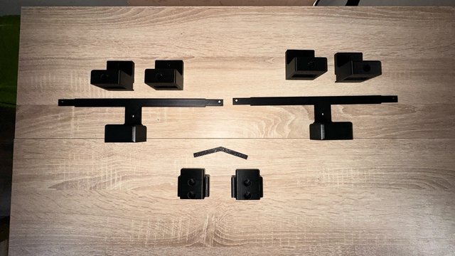Soportes Maletas BMW R1300GS para pared V2.0