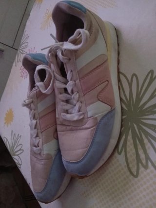 Tenis Unisex Azul y Rosa