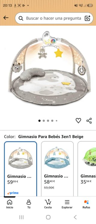 Parque infantil Chicco con luces