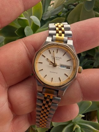 Reloj Dugena D280 Vintage Mujer Oro/Plata