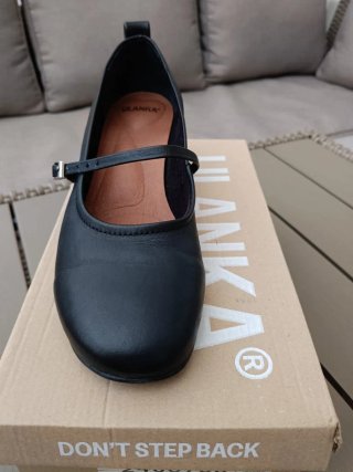 Zapatos Mary Jane UlanKa tacón negros