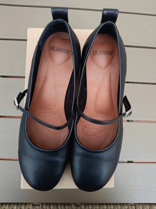 Zapatos Mary Jane UlanKa tacón negros