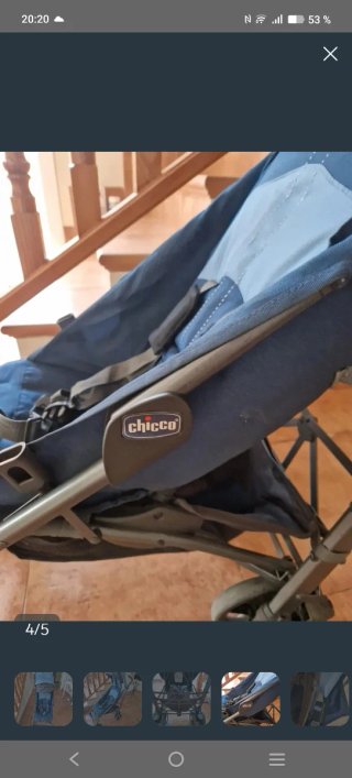 Silla de paseo Chicco azul