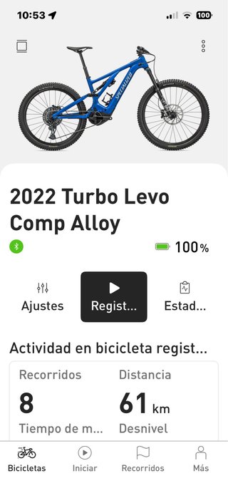 Bicicleta Eléctrica Specialized Azul