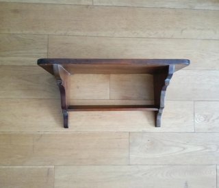 Mini consola antigua de madera
