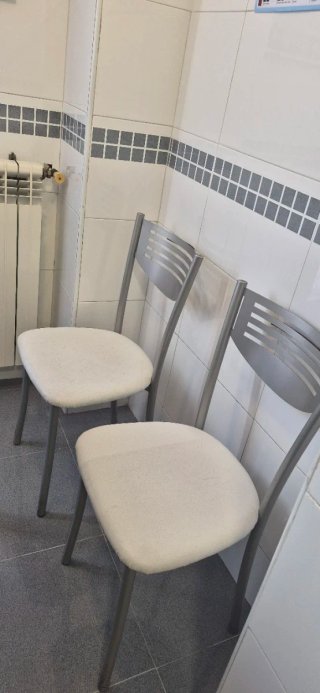 Mesa extensible madera y cristal