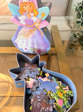 Puzzle Djeco 36 piezas Hada y Unicornio