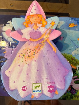 Puzzle Djeco 36 piezas Hada y Unicornio