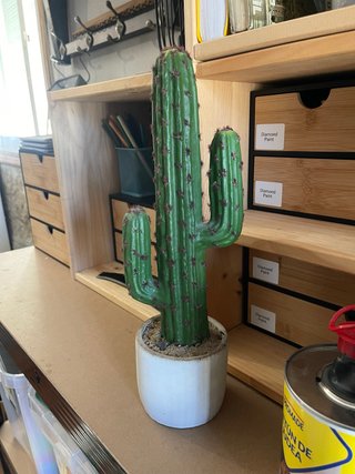 Cactus Decorativo Artificial Verde