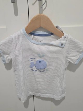 Camiseta bebé Ocean Tales ballena