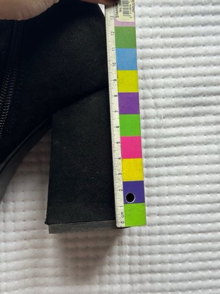Botas altas ante tacón plataforma