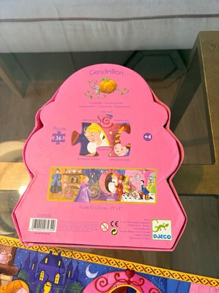 Puzzle Cenicienta Djeco 36 piezas, +4 años