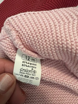 Chaqueta rosa niña 12 meses