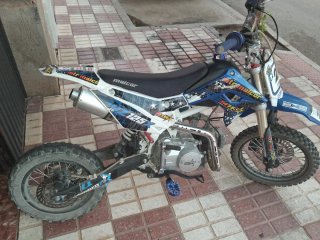 MTR 125cc Motocross Azul/Blanco