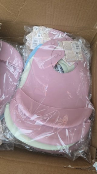 Lote 60 Baberos Silicona Bebe