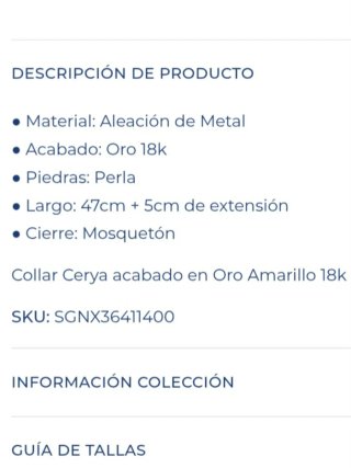 Gargantilla Luxenter Doble Cadena de Mujer