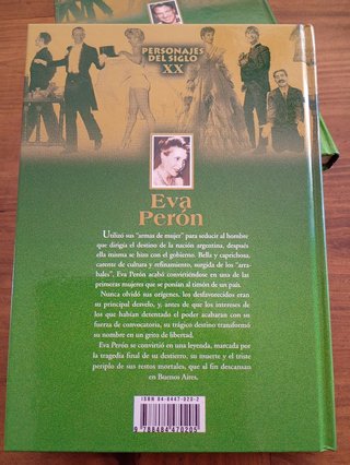 3 Libros biográficos Eva Perón,Greta Garbo y Gary