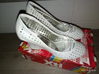 Zapatos de plataforma Xti blancos talla 40