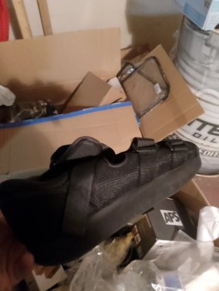 Zapato ortopédico izquierdo talla XL
