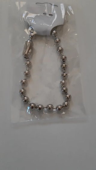 Set bracciali palline in metallo cm23.Nessun brand