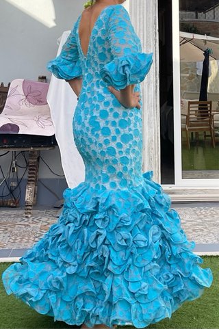Traje de Flamenca talla 40-42 encaje