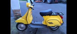 Vespa 125 Asiento Corto y Portabultos