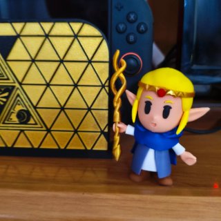 Dock Switch Zelda + Figuras Link y Zelda