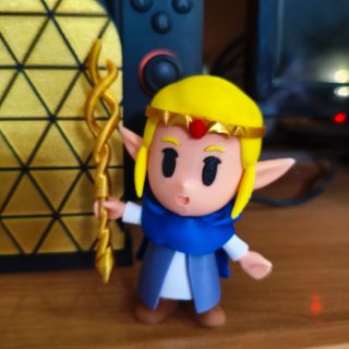 Dock Switch Zelda + Figuras Link y Zelda