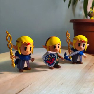 Dock Switch Zelda + Figuras Link y Zelda