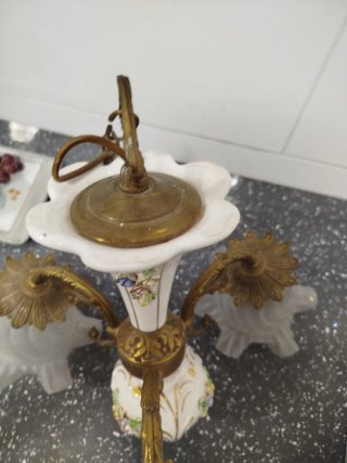 Lámpara de cerámica estilo vintage