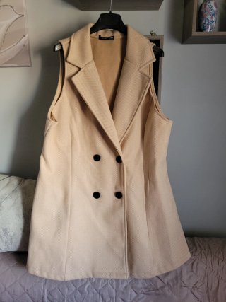Gilet donna beige XXL