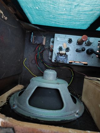 Consola de sonido a válvulas vintage