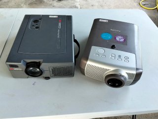 2 PROYECTORES VINTAGE 4:3 PARA  RETRO GIGANTE