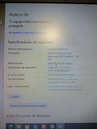 Portátil Lenovo AMD Recogida en Mano