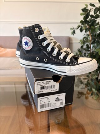 Zapatillas Converse All Star Hi Negras Talla 36