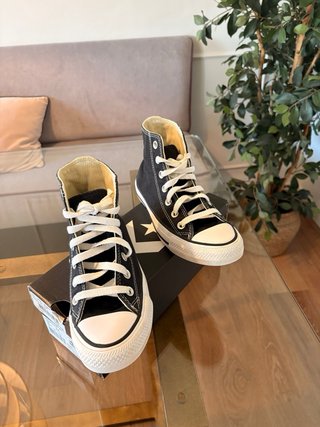 Zapatillas Converse All Star Hi Negras Talla 36