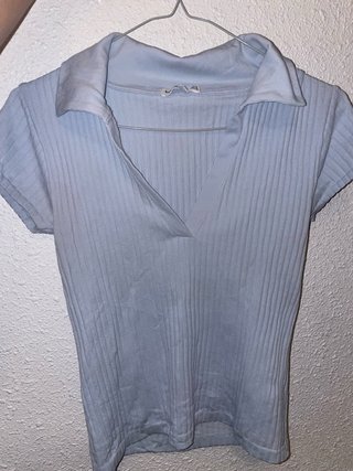 Blusa Stradivarius azul