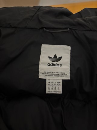 Abrigo Adidas Negro Talla XL