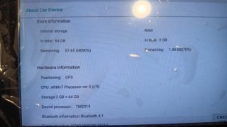 Pantalla Fiat Punto Línea