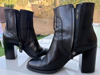 Botines Geox Piel Negro Talla 36.5