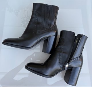 Botines Geox Piel Negro Talla 36.5