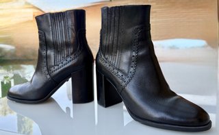 Botines Geox Piel Negro Talla 36.5