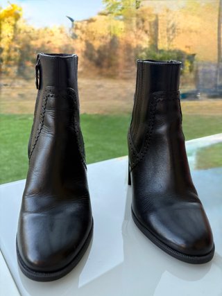 Botines Geox Piel Negro Talla 36.5
