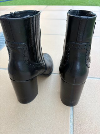 Botines Geox Piel Negro Talla 36.5