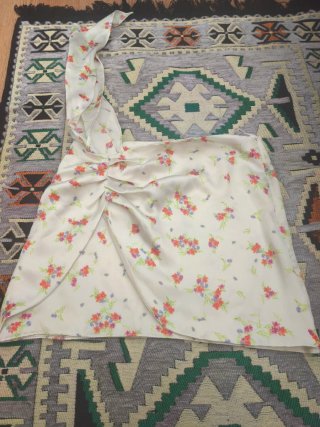 Minifalda Zara floral
