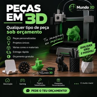 Peças em 3D