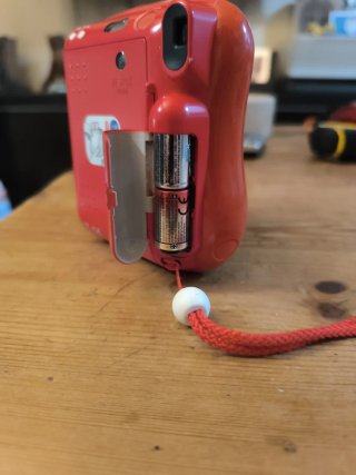 Fujifilm Instax Mini 25 Cámara Roja con defectos