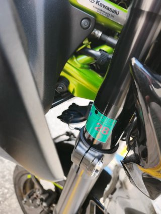 Kawasaki Z900 Negra y Verde